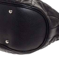 Pre Owned Montblanc Black Leather Starisma Alcina Hobo