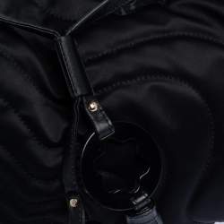 Montblanc Black Nylon and Leather Starisma Dalila Drawstring Hobo