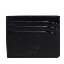 Montblanc Black Leather Meisterstuck Card Holder 6CC