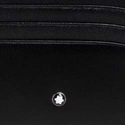 Montblanc Black Leather Meisterstuck Card Holder 6CC