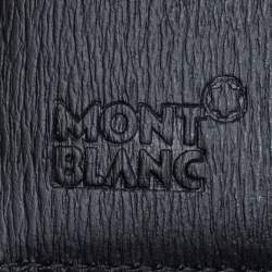 مملوكة مسبقًا حامل بطاقات مون بلان بيزنس جلد أسود