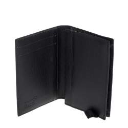 مملوكة مسبقًا حامل بطاقات مون بلان بيزنس جلد أسود