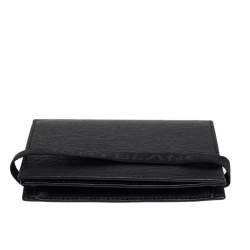 مملوكة مسبقًا حامل بطاقات مون بلان بيزنس جلد أسود