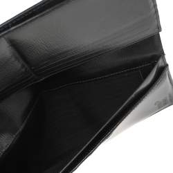 Montblanc Gun Metal Leather Westside Black Mystery Continental Wallet 