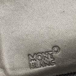 Pre Owned Montblanc Black Textured Leather La Vie De Boheme 5CC Wallet