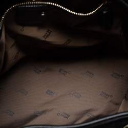 Montblanc Black Nylon and Leather Starisma Dalila Drawstring Bag