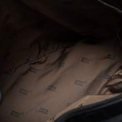 Montblanc Black Nylon and Leather Starisma Dalila Drawstring Bag