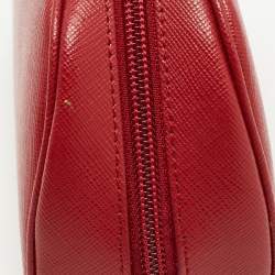 Montblanc Red Leather Zip Pouch
