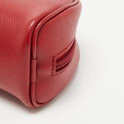 Montblanc Red Leather Zip Pouch