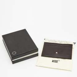 Montblanc Dark Brown Leather Meisterstuck Card Holder