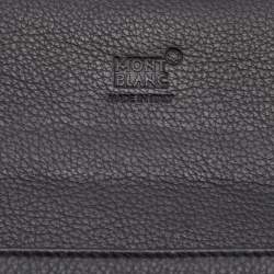 Montblanc Black Leather Meisterstuck Flap Continental Wallet
