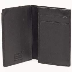 Montblanc Black Signature Coated Canvas Card Holder