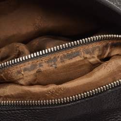 Pre Owned Montblanc Black Leather Starisma Alcina Hobo 