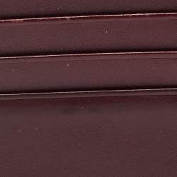 Montblanc Burgundy Leather Meisterstuck Card Holder 