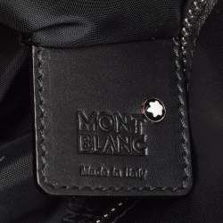 Pre Owned Montblanc Grey/Black Suede and Leather Limited Edition 224/300 Starisma Alcina Hobo