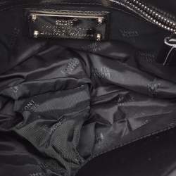 Pre Owned Montblanc Grey/Black Suede and Leather Limited Edition 224/300 Starisma Alcina Hobo