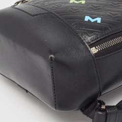 Montblanc Black Leather M Gram Embossed 4810 Sling Backpack