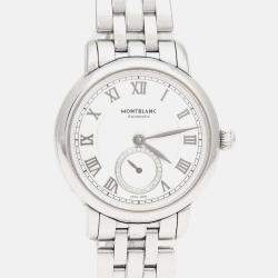 مملوكة مسبقًا Montblanc Star Legacy Automatic Silver Stainless Steel Women's Wristwatch 32 mm