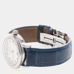 Pre Owned Montblanc Star 7079 Quartz Silver Stainless Steel Women's Wristwatch 32 mm