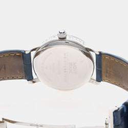 Pre Owned Montblanc Star 7079 Quartz Silver Stainless Steel Women's Wristwatch 32 mm