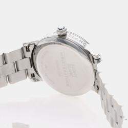 Pre Owned Montblanc Star 35884 Quartz Silver Stainless Steel Women's Wristwatch 32 mm