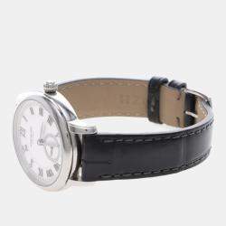 Pre Owned Montblanc Star Legacy Diamond 126111 Automatic Stainless Steel Womens Wristwatch 32 mm