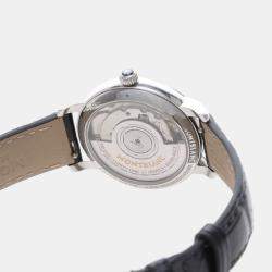 Pre Owned Montblanc Star Legacy Diamond 126111 Automatic Stainless Steel Womens Wristwatch 32 mm