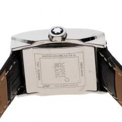 Pre Owned Montblanc Silver White Stainless Steel Profile 7047 Women's Wristwatch 23 mm