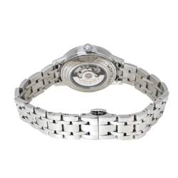 Montblanc Silver Stainless Steel Boheme 7434 Women's Wristwatch 30 mm