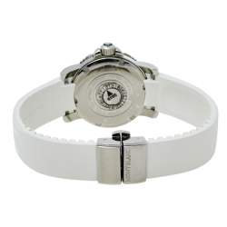 Montblanc MOP Diamonds Stainless Steel Rubber Sport 9650 Women's Wristwatch 34MM