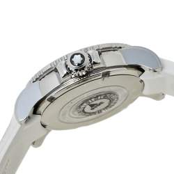 Montblanc MOP Diamonds Stainless Steel Rubber Sport 9650 Women's Wristwatch 34MM