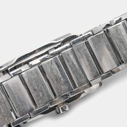 Montblanc White Stainless Steel Profile 7047 Women's Wristwatch 23 mm