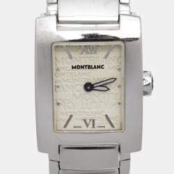 Montblanc White Stainless Steel Profile 7047 Women's Wristwatch 23 mm