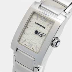 Montblanc White Stainless Steel Profile 7047 Women's Wristwatch 23 mm