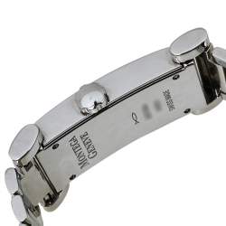 Pre Owned Montega Blue MOP Stainless Steel Diamonds 0982 Women's Wristwatch 18 X 38 MM