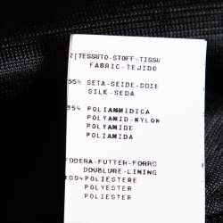 Pre Owned Moschino Cheap and Chic Black Sequin Embellished Ruffle Trimmed Dress M