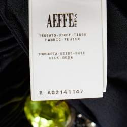 Pre Owned Moschino Cheap and Chic Black Silk Embellished Neck Sleeveless Top M