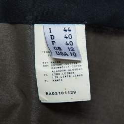 Moschino Cheap and Chic Green Cotton Blend Wide Leg Trouser M