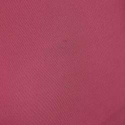 Pre Owned Moschino Cheap and Chic Pink Stretch Knit Off Shoulder Top L