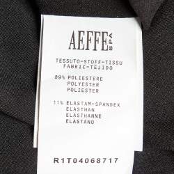 Pre Owned Moschino Cheap and Chic Black Printed Crepe Mini Shift Dress M