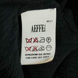 Pre Owned Moschino Cheap and Chic Black Embellished Silk Sleeveless Top S