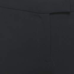 Pre Owned Moschino Cheap and Chic Black Crepe Formal Trousers M