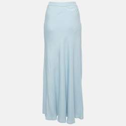 Moschino Cheap and Chic Blue Chiffon Maxi Skirt L