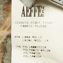 مملوكة مسبقًا Moschino Cheap and Chic Brown Animal Printed Wool Pants S