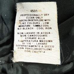 Pre Owned فستان موسكينو شيب آند شيك كريب أسود بلا أكمام قصير مقاس متوسط - ميديم