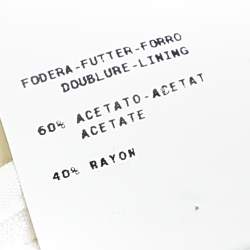 Pre Owned Moschino Cheap And Chic White Cotton Blend Crystal Embellished Button Front Jacket M