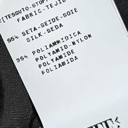 Pre Owned Moschino Cheap and Chic Black Sequin Embellished & Silk Trimmed Bolero M