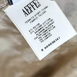 Pre Owned Moschino Cheap and Chic Cream Lace Bow Trim Sleeveless Midi Dress M