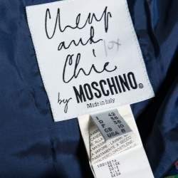 Moschino Cheap and Chic Multicolor Silk Beaded Waist Detail Mini Skirt M