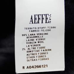 Pre Owned Moschino Cheap and Chic Black Wool Ruched Detail One Shoulder Mini Dress S